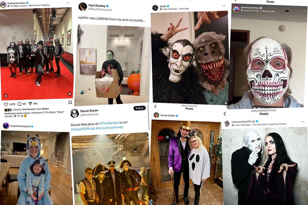 See Rock Stars in Their Halloween Costumes