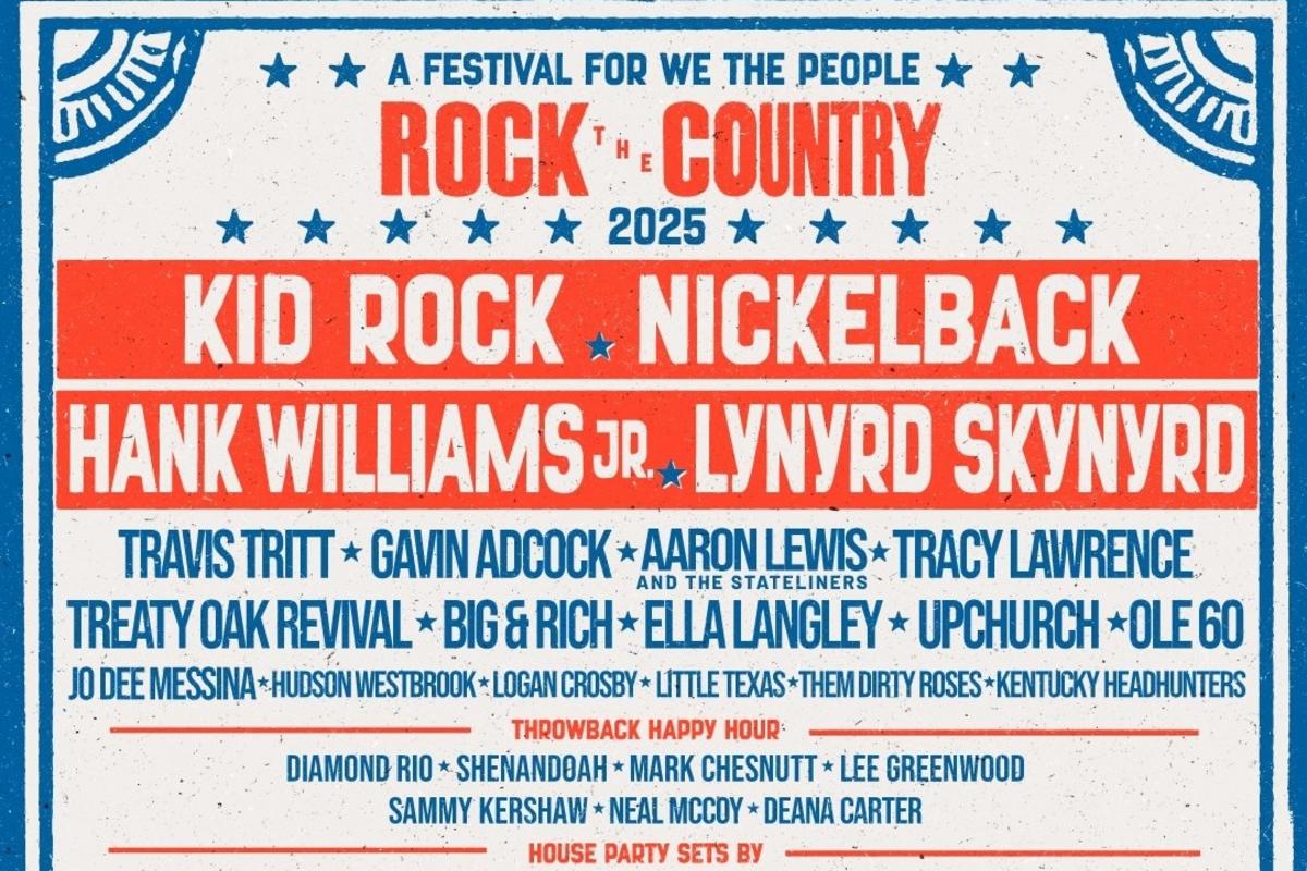 Kid Rock and Lynyrd Skynyrd Plot Rock the Country 2025 Festival