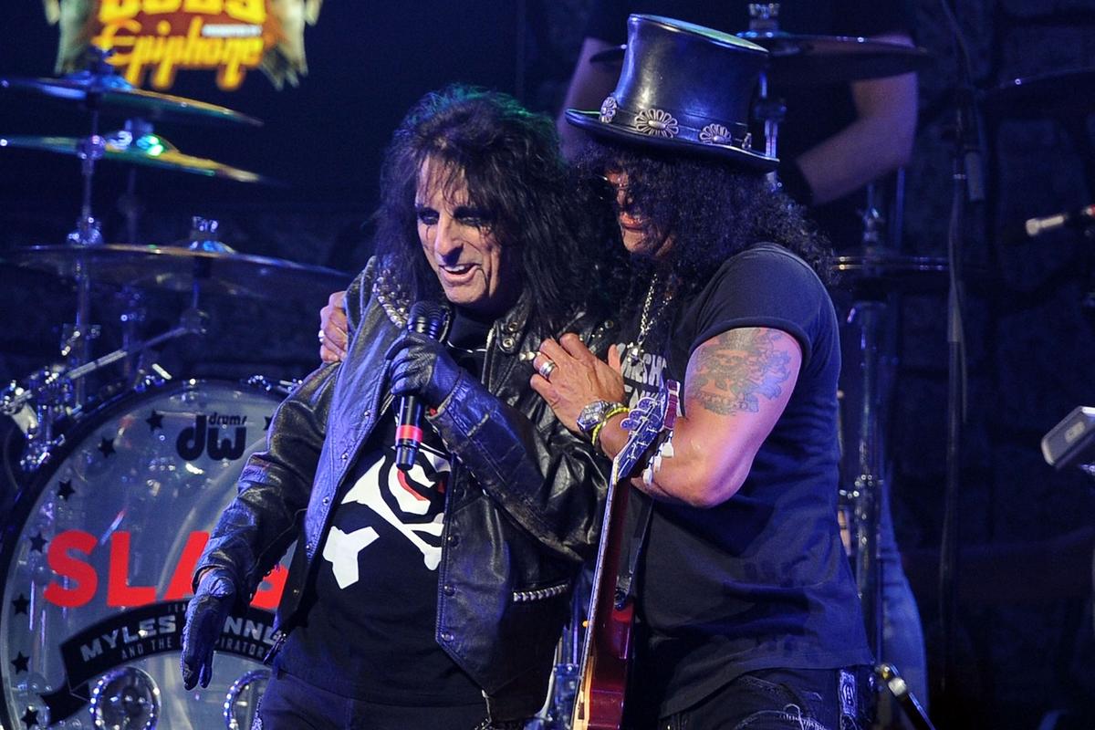 Hear Alice Cooper and Slash’s New Kids’ Song ‘Freewheelin”